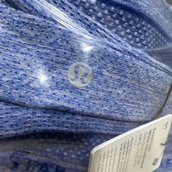 Lululemon Metal Vent Tech Seamless Wide Headband Colbat/Lavander O/S - Picture 7 of 7